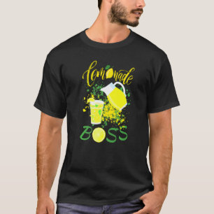 Camiseta Base Lemonade Jefe Chiste Jugo de crujido de limón