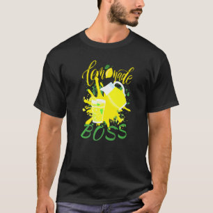 Camiseta Base Lemonade Jefe Chiste Jugo de crujido de limón