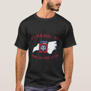 Camiseta Base Militar Fort Bragg-Ejército Post-Fayetteville