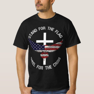Camiseta Base Patriótica Para El Arrodillo De La Bandera Pa
