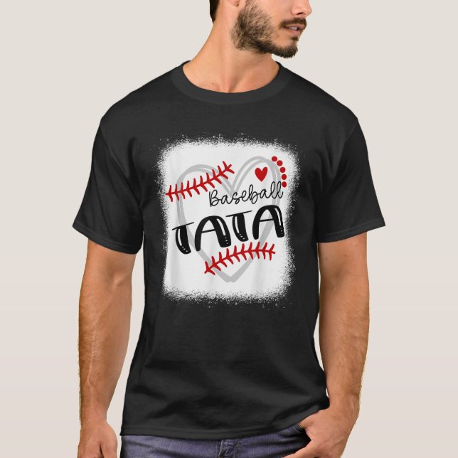 Camiseta Base personalizada para hombres de béisbol Heart T (Anverso)