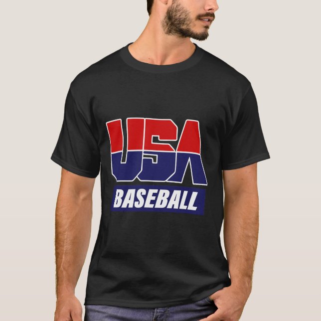 Camiseta Baseball 2024 Usa  (Anverso)