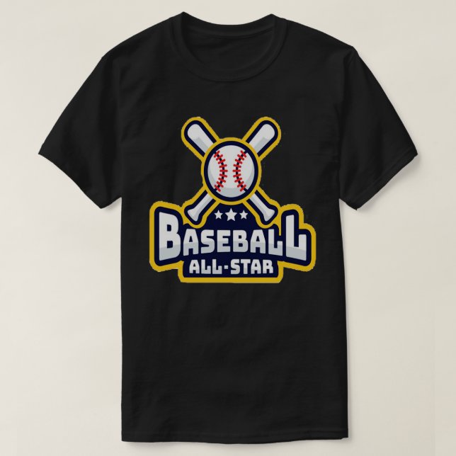 Camiseta BaseBall AllStar (Diseño del anverso)
