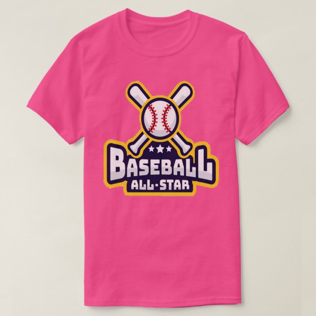 Camiseta BaseBall AllStar (Diseño del anverso)