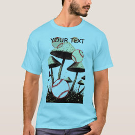 Camiseta Baseball balls mushrooms funny