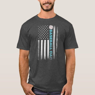 Camiseta Baseball Dad Funny Fathers Day Gift For Daddy