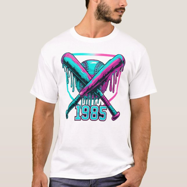 Camiseta Baseball Drip For Boys Ice Cream Drip Youth Boys  (Anverso)