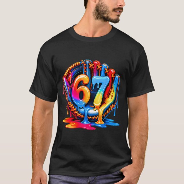 Camiseta Baseball Drip Ice Cream 67 Baseball Lifestyle 101  (Anverso)
