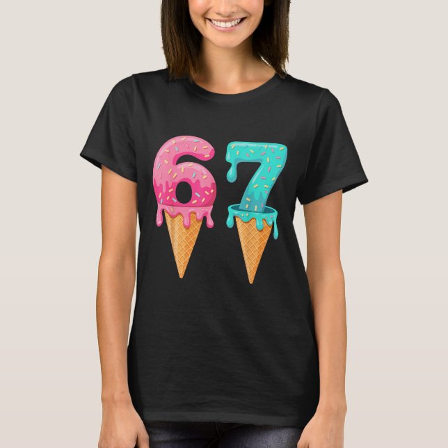 Camiseta Baseball Drip Ice Cream 67 Baseball Lifestyle 101  (Anverso)