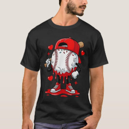 Camiseta Baseball Drip Icecream Apparel Youth Boy Valentine
