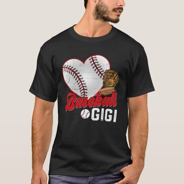 Camiseta Baseball Gigi Baseball  Cute Mother s Day Girl Wom (Anverso)