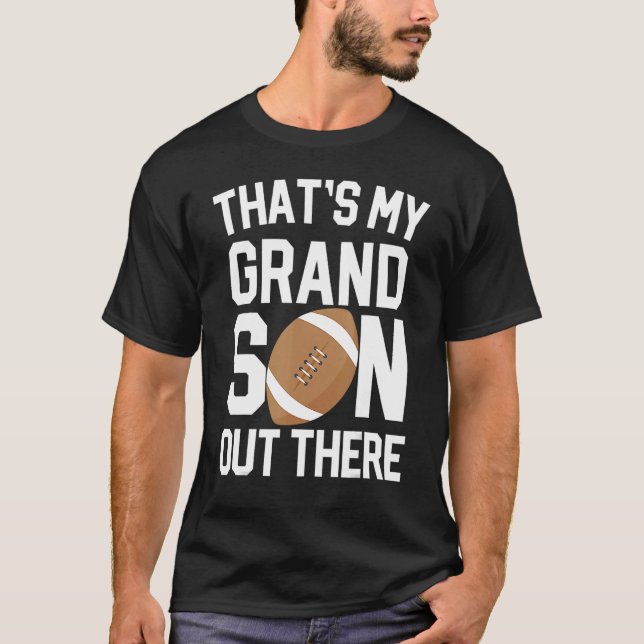 Camiseta baseball grandma  that's my grandson out there foo (Anverso)