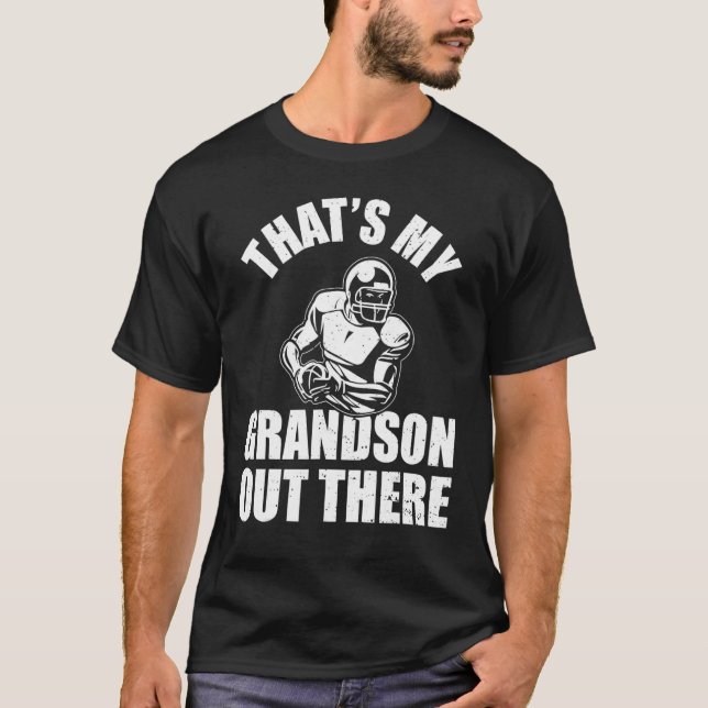 Camiseta baseball grandma  that's my grandson out there foo (Anverso)