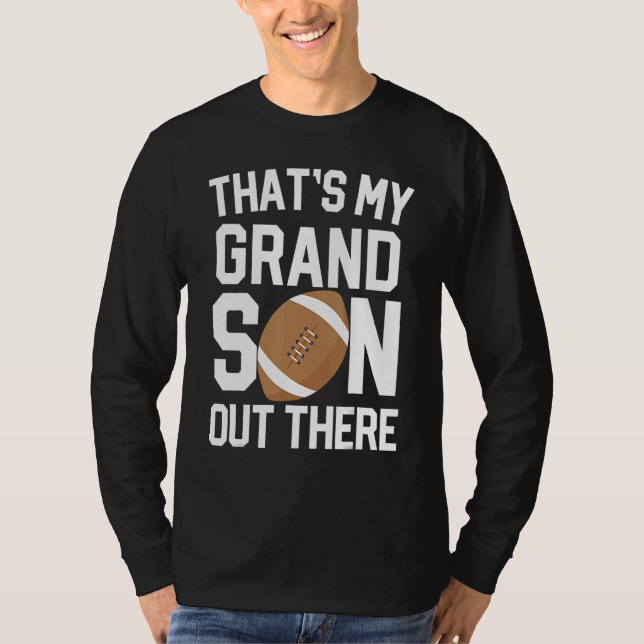 Camiseta baseball grandma  that's my grandson out there foo (Anverso)