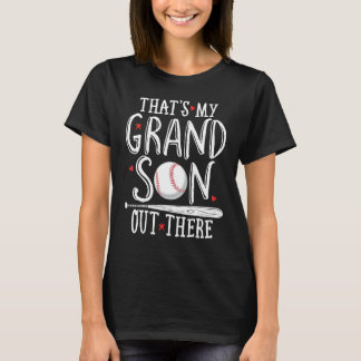 Camiseta baseball grandma that's my grandson out there foot