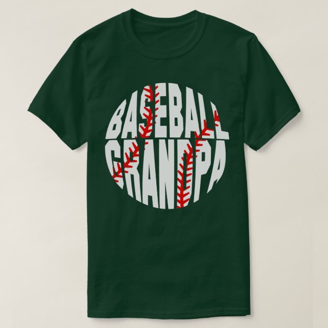 Camiseta Baseball Grandpa  (Diseño del anverso)
