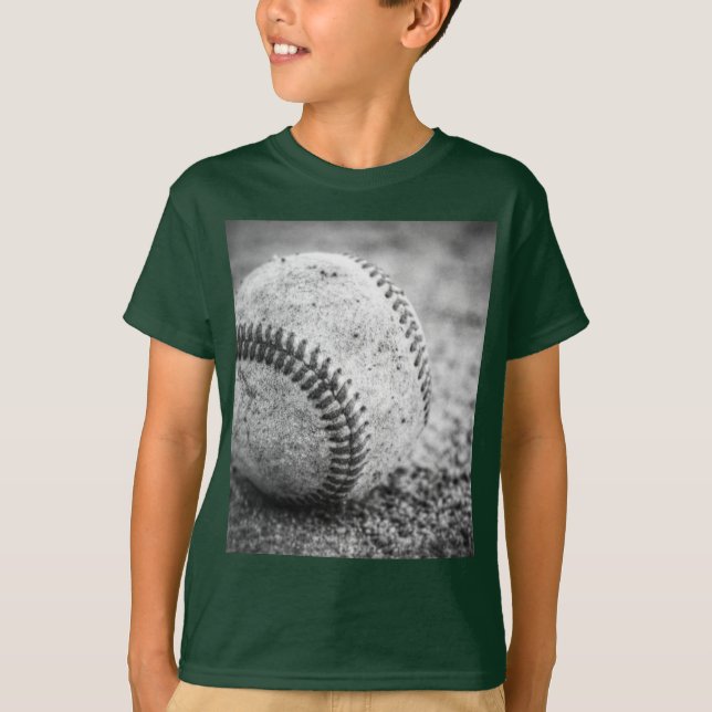 Camiseta Baseball in Black and White (Anverso)