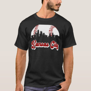 Camiseta Baseball Kansas City Vintage Love Blue Color Royal