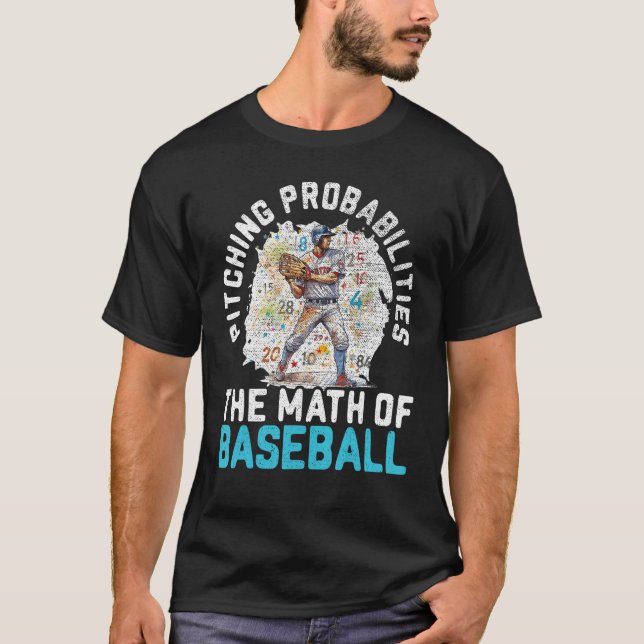 Camiseta Baseball Math Teacher Mathematician Sport Baseball (Anverso)