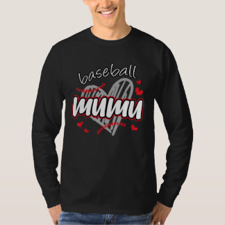 Camiseta Baseball MuMu Sport Cute Mother Grandma Family