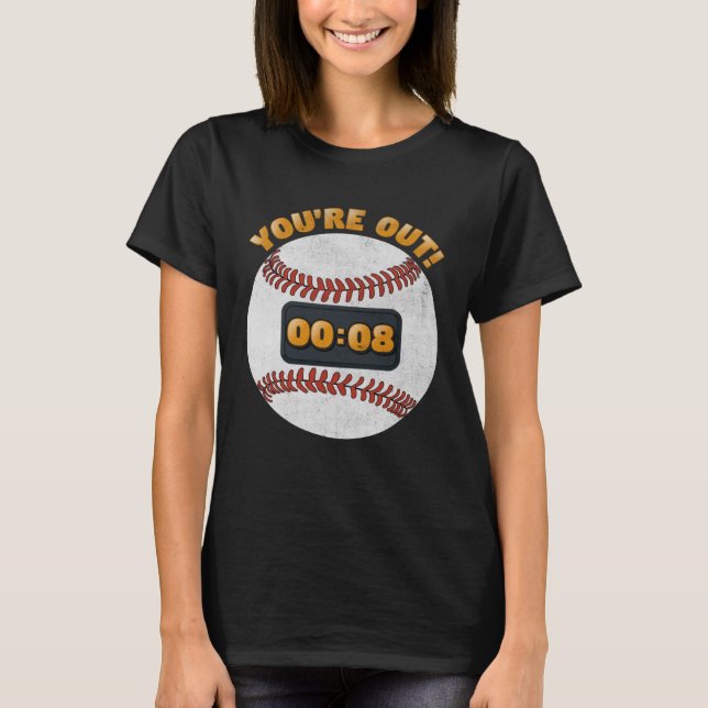 Camiseta Baseball Pitch Clock 15 Seconds Rule Batter Box Do (Anverso)