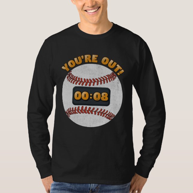 Camiseta Baseball Pitch Clock 15 Seconds Rule Batter Box Do (Anverso)