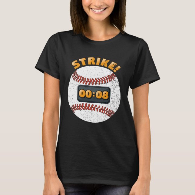 Camiseta Baseball Pitch Clock 15 Seconds Rule Batter Box Do (Anverso)