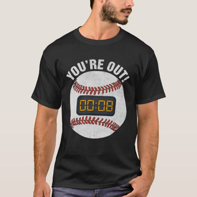 Camiseta Baseball Pitch Clock 15 Seconds Rule Batter Box Do (Anverso)
