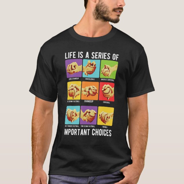Camiseta Baseball Player Life Is A Series of Important Choi (Anverso)