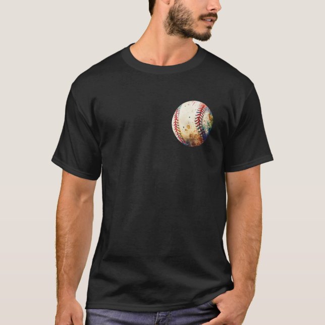 Camiseta Baseball Pocket Mom Baseball  Women Baseball Game  (Anverso)