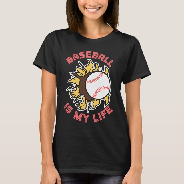 Camiseta Baseball quote for baseball players  1 (Anverso)