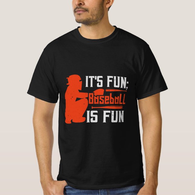 Camiseta Baseball Quotes  Baseball Fan Gift (Anverso)