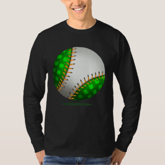 Camiseta Baseball Shamrock Retro St Patricks Day Irish Spor