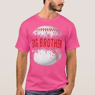 Camiseta Baseball Softball Lover Ball Big Brother Fathers D