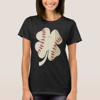 Camiseta Baseball St Patricks Day Shamrock
