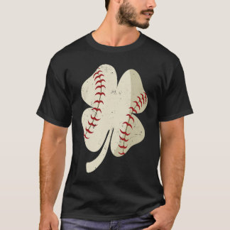 Camiseta Baseball St Patricks Day Shamrock