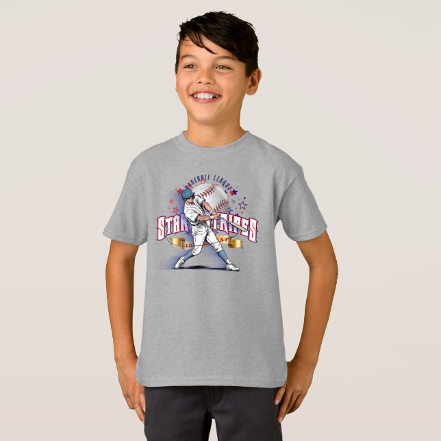 Camiseta Baseball Stars & Stripes | Kids (Anverso completo)
