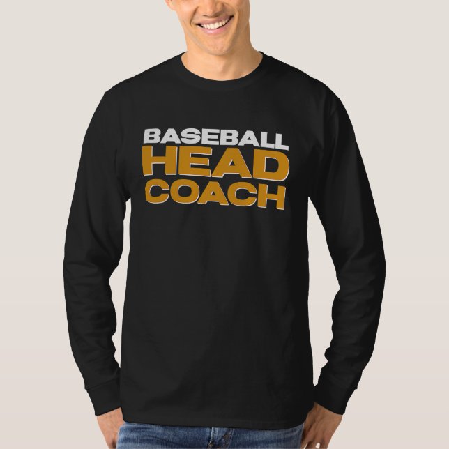 Camiseta Baseball Team Head Coach (Anverso)