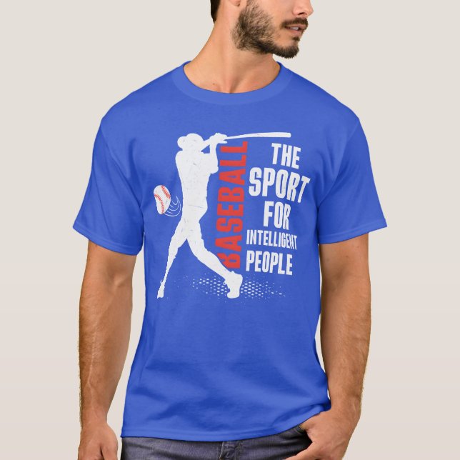 Camiseta Baseballhe Sport For Intelligent People Sport Fa f (Anverso)