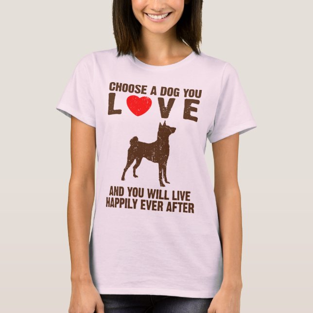 Camiseta Basenji (Anverso)
