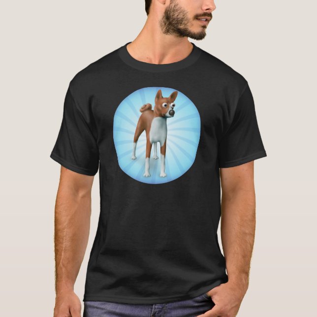 Camiseta Basenji BAS1 (Anverso)