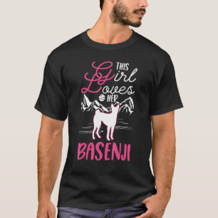 Camiseta Basenji Chica Congo Terrier Nyam Nyam Terriers