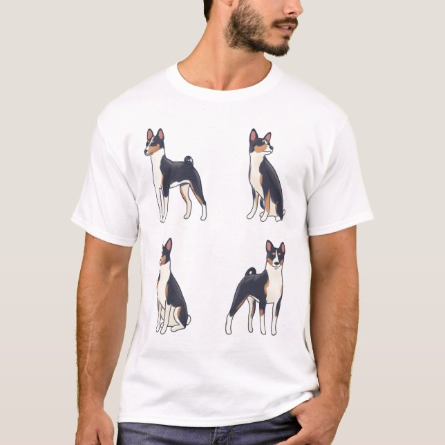 Camiseta Basenji Magic (Anverso)
