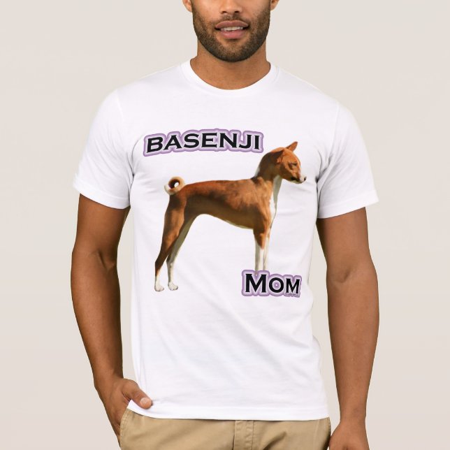 Camiseta Basenji Mom 4 (Anverso)