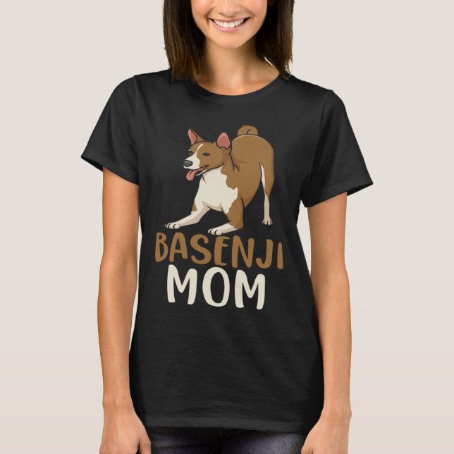 Camiseta Basenji Mom Animal Dog Owner (Anverso)