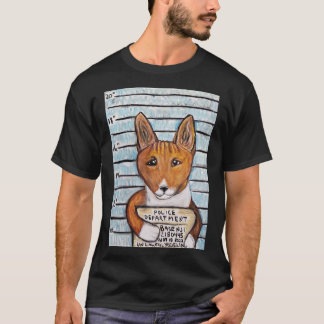 Camiseta Basenji Mugshot T-Shirt