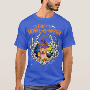 Camiseta Basenji Skeleton Heart Happy Howloween Costume 433
