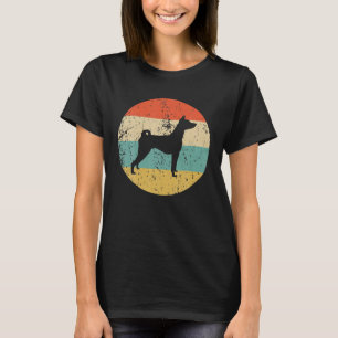 Camiseta Basenji Vintage Retro Basenji Perro Lover