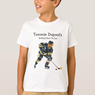 Camiseta Bash De Cumpleaños Sobre Hielo