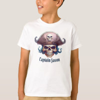 Bash Tee de cumpleaños de pirata pirata personaliz